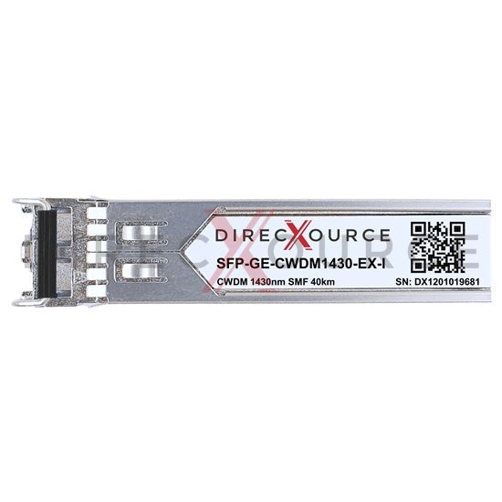 Alcatel-Lucent SFP-GIG-43CWD40 Compatible Industrial 1000BASE-CWDM SFP 1430nm 40km SMF LC DOM Optical Transceiver Module