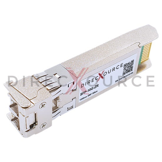 Arista Networks SFP-10G-ZR Compatible 10GBASE-ZR SFP+ 1550nm 80km SMF LC DOM Optical Transceiver Module