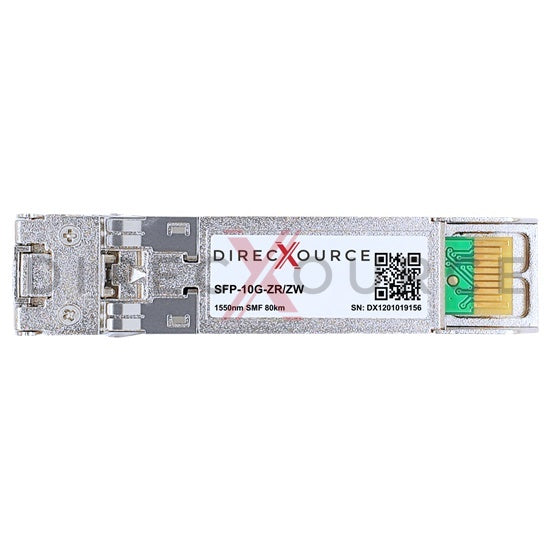 Avaya Nortel AA1403016-E6 Compatible 10GBASE-ZR/ZW SFP+ 1550nm 80km SMF LC DOM Optical Transceiver Module