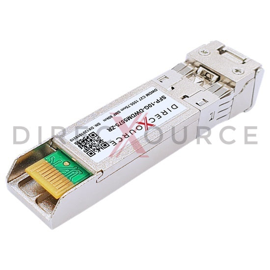 Brocade 10G-SFPP-ZRD-1555.75-80 Compatible 10GBASE-DWDM SFP+ 100GHz C27 1555.75nm 80km SMF LC DOM Optical Transceiver Module