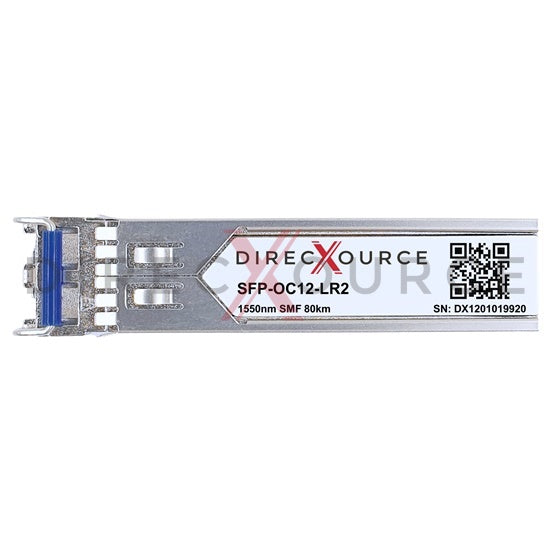 Brocade OC12-SFP-LR2 Compatible OC-12/STM-4 LR-2 SFP 1550nm 80km SMF LC DOM Optical Transceiver Module