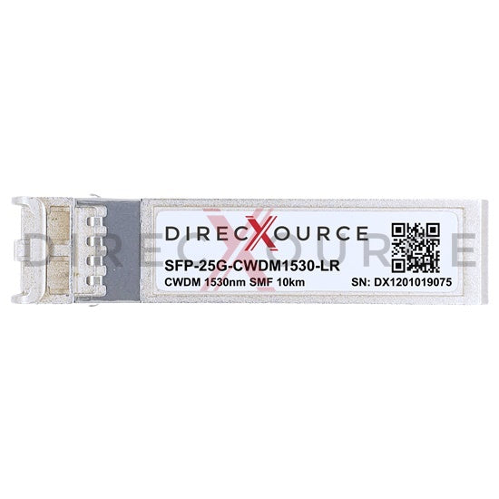 Brocade XBR-SFP25G1530-10 Compatible 25GBASE-CWDM SFP28 1530nm 10km SMF LC DOM Optical Transceiver Module