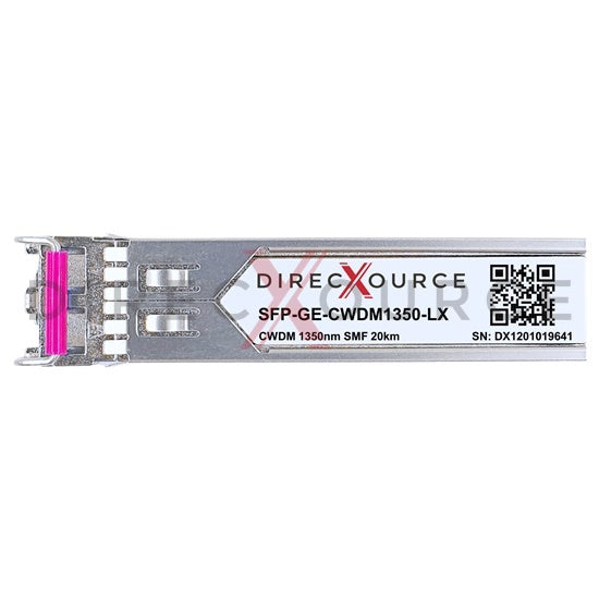 Cisco CWDM-SFP-1350-20 Compatible 1000BASE-CWDM SFP 1350nm 20km SMF LC DOM Optical Transceiver Module