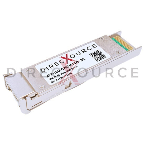Cisco CWDM-XFP-1470-80 Compatible 10GBASE-CWDM XFP 1470nm 80km SMF LC DOM Optical Transceiver Module