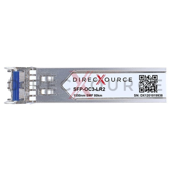 Cisco ONS-SI-155-L2 Compatible OC-3/STM-1 LR-2 SFP 1550nm 80km SMF LC DOM Optical Transceiver Module