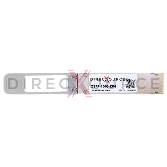 Cisco QSFP-100G-ZR4-S Compatible 100GBASE-ZR4 QSFP28 1550nm 80km SMF LC DOM Optical Transceiver Module