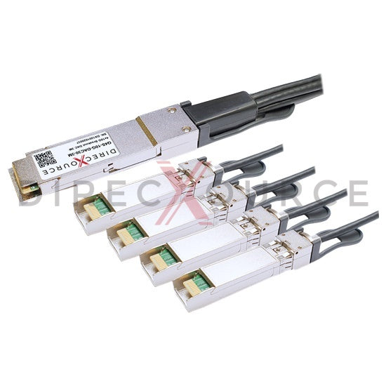 3m (9.84ft) Cisco QSFP-4SFP10G-CU3M Compatible 40G QSFP+ to 4x10G SFP+ Passive Direct Attach Twinax Breakout Copper Cable