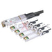 1m (3.28ft) D-Link DEM-CB100QXS-4XS Compatible 40G QSFP+ to 4x10G SFP+ Passive Direct Attach Twinax Breakout Copper Cable
