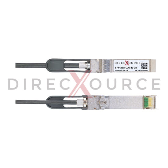 3m (9.84ft) Dell 470-ACEU Compatible 25G SFP28 Passive Direct Attach Twinax Copper Cable