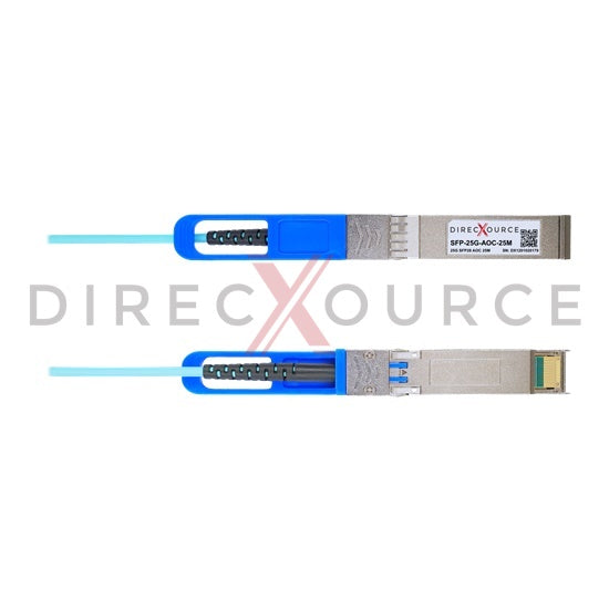 25m (82.02ft) Dell CBL-25GSFP28-AOC-25M Compatible 25G SFP28 Active Optical Cable