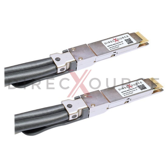 1m (3.28ft) Dell DAC-Q56DD-400G-1M Compatible 400G QSFP-DD PAM4 Passive Direct Attach Twinax Copper Cable