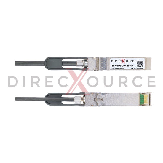 4m (13.12ft) Juniper Networks JNP-SFP-25G-DAC-4M Compatible 25G SFP28 Passive Direct Attach Twinax Copper Cable