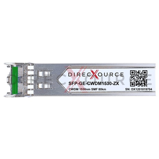 Juniper Networks SFP-GE80KCW1530-ET Compatible 1000BASE-CWDM SFP 1530nm 80km SMF LC DOM Optical Transceiver Module