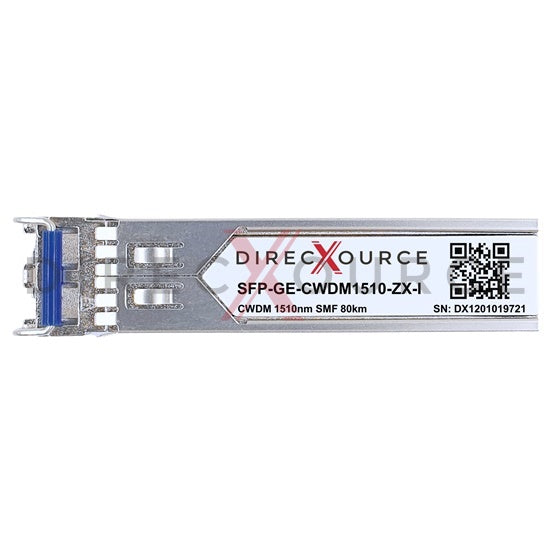 Netgear CWDM-SFP-1510-80-I Compatible Industrial 1000BASE-CWDM SFP 1510nm 80km SMF LC DOM Optical Transceiver Module