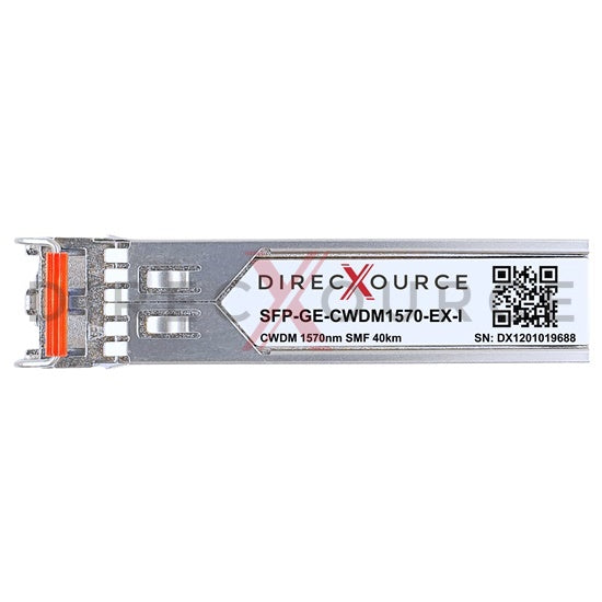 Netgear CWDM-SFP-1570-40-I Compatible Industrial 1000BASE-CWDM SFP 1570nm 40km SMF LC DOM Optical Transceiver Module