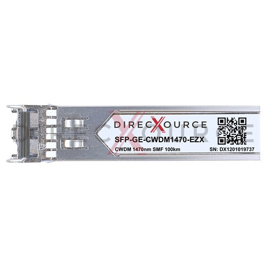 Generic Compatible SFP-GE-CWDM1470-EZX 1000BASE-CWDM SFP 1470nm 100km SMF LC DOM Optical Transceiver Module